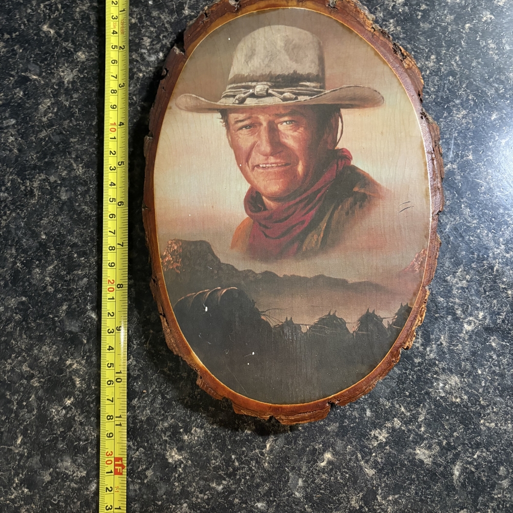 Vintage Western Portrait Plaque